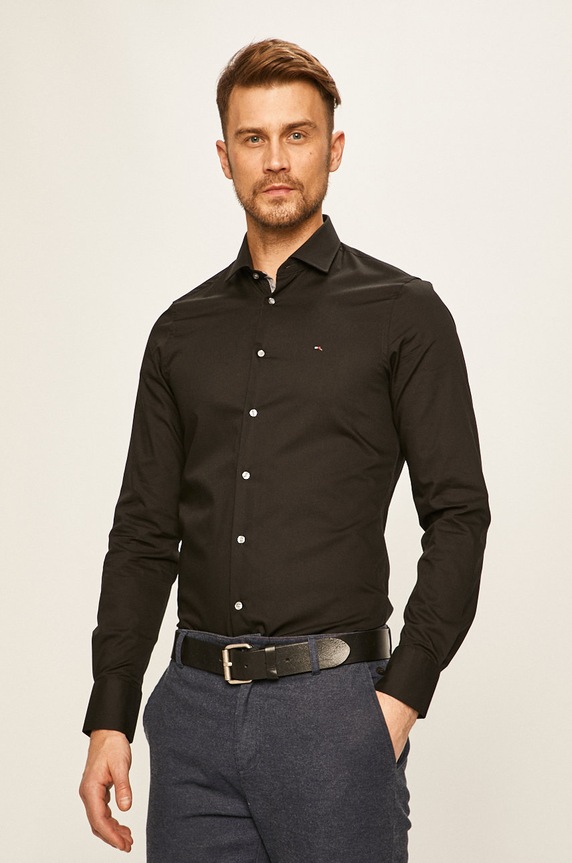 Tommy Hilfiger Tailored - Koszula TT0TT06391 czarny AA00