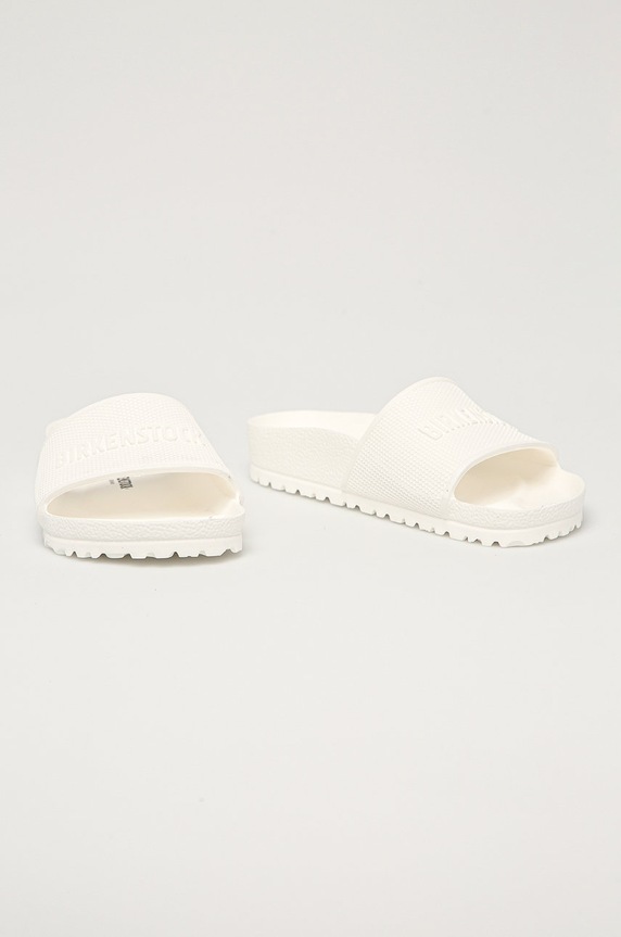 Birkenstock ciabatte slide Barbados Eva 1015399 bianco SS21