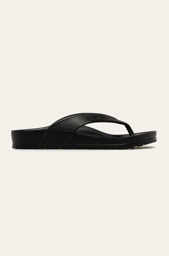 Birkenstock flip-flop Honolulu szintetikus fekete 1015487