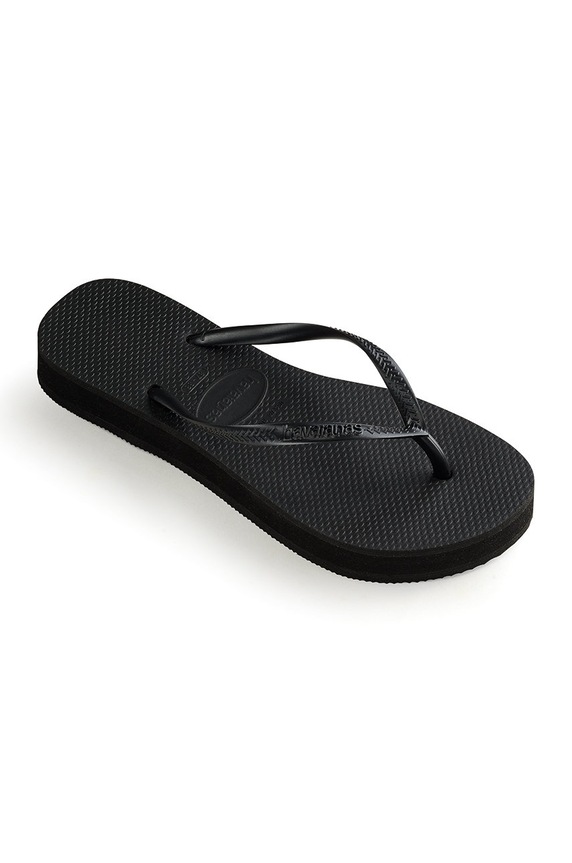 Havaianas - Japonki SLIM FLATFORM 4144537.0090P czarny SS20