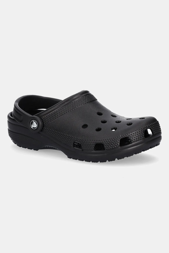 Crocs papucs Classic szintetikus fekete CROCS.CLASSIC.10001