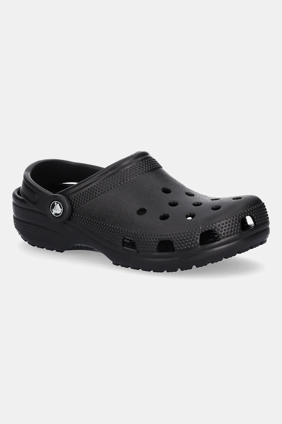 Crocs papucs Classic szintetikus fekete CROCS.CLASSIC.10001