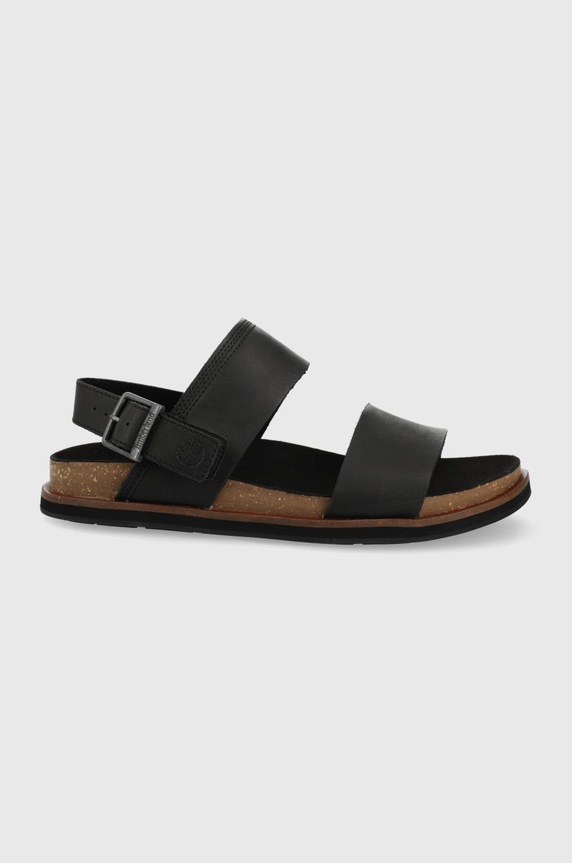 Timberland sandały skórzane Amalfi Vibes 2Band Sandal czarny TB0A2CET0151