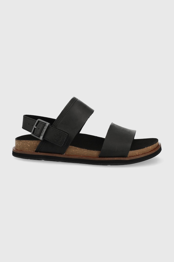 Timberland sandały skórzane Amalfi Vibes 2Band Sandal czarny TB0A2CET0151