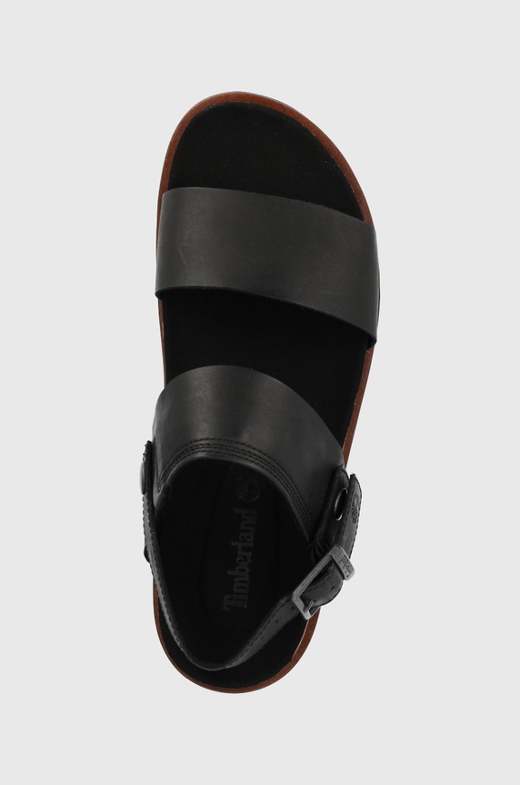 Timberland sandały skórzane Amalfi Vibes 2Band Sandal czarny TB0A2CET0151