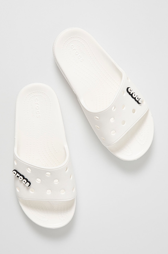 Šľapky Crocs Classic Slide 206121.CLASSIC.SLIDE.M biela SS22