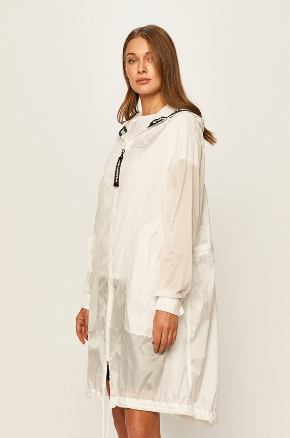 Karl Lagerfeld - Kabát biela 201W1507