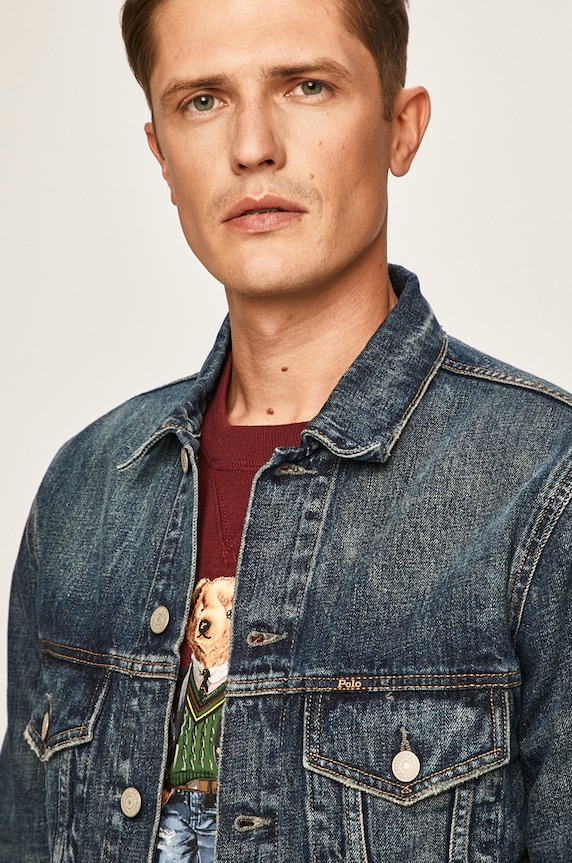 Polo Ralph Lauren - Kurtka jeansowa 710673235001 niebieski 710673235001
