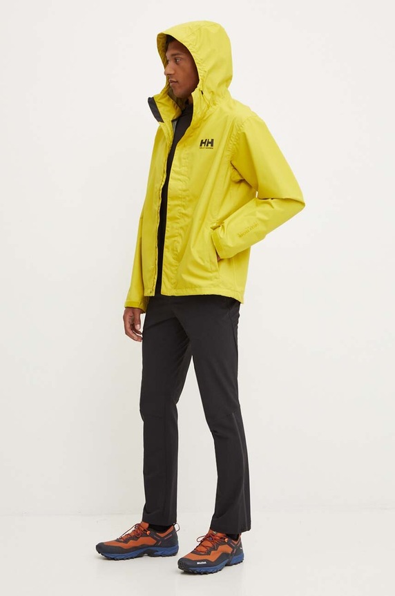 Helly Hansen jakna za planinarenje za muškarce bez tople podstave zlatna 62047