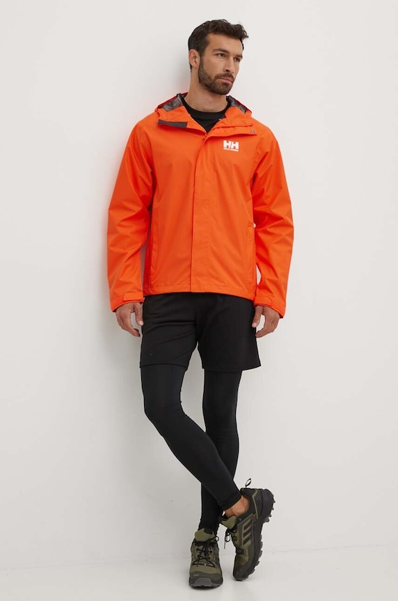 Helly Hansen kurtka trekkingowa męska 62047 pomarańczowy SS26