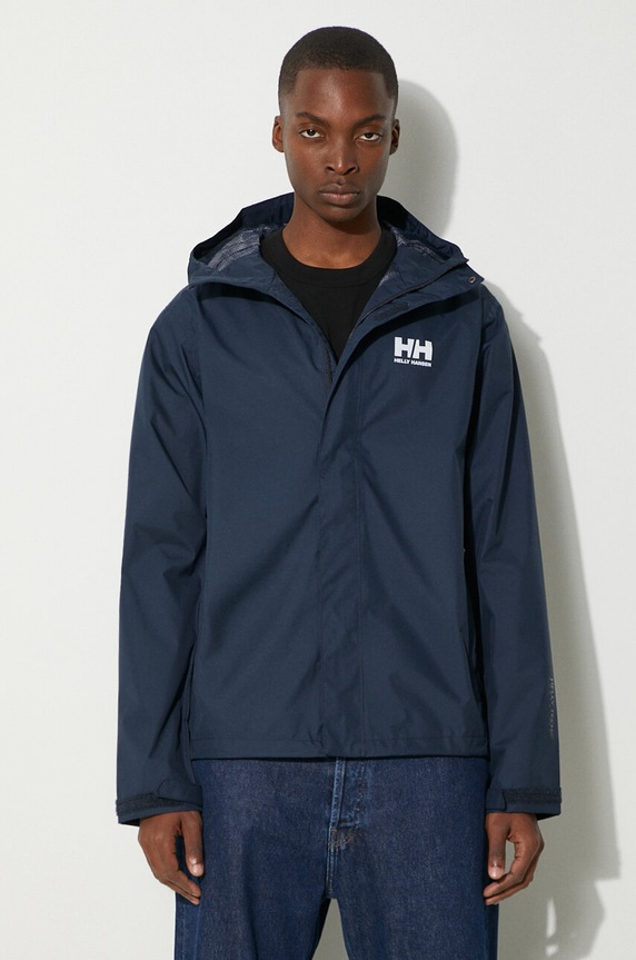 Helly Hansen trekking jacket Men's with navy 62047