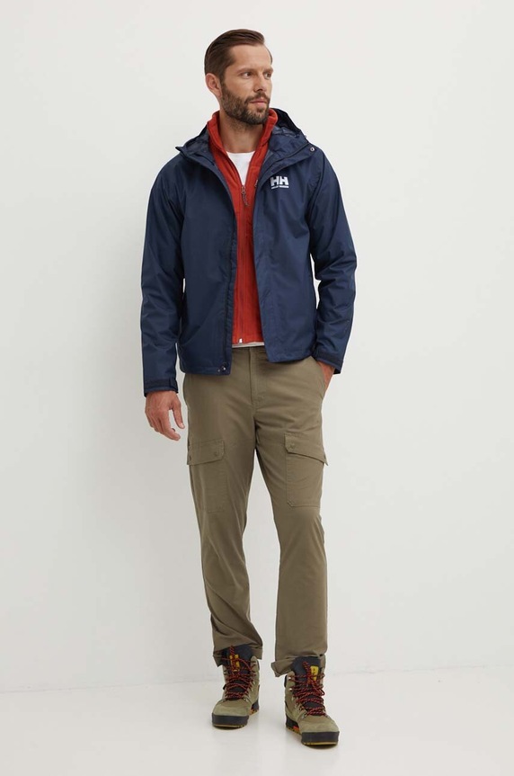 Helly Hansen kurtka trekkingowa męska 62047 granatowy SS26