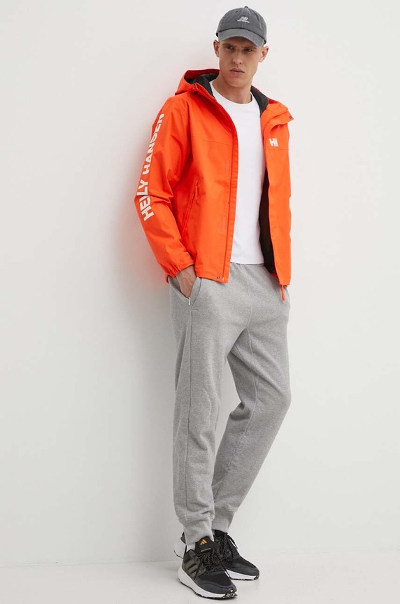 Helly Hansen kurtka przeciwdeszczowa Ervik 64032 pomarańczowy SS25
