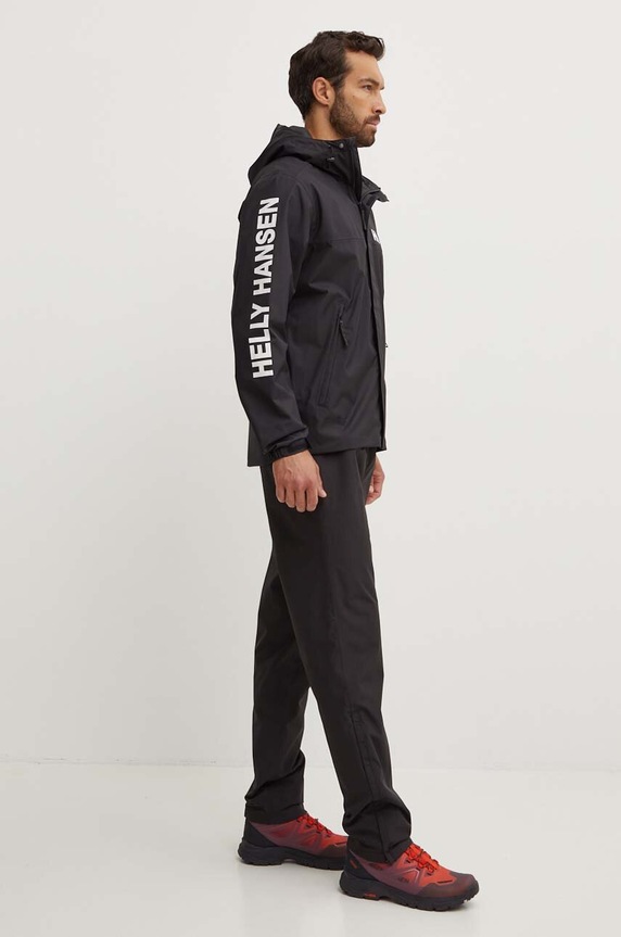 Nepremokavá bunda Helly Hansen Ervik 64032 čierna SS25