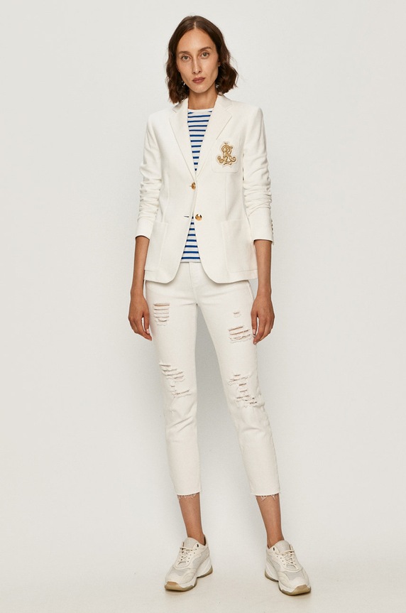 Lauren Ralph Lauren - Sako 200797305001 biela SS25