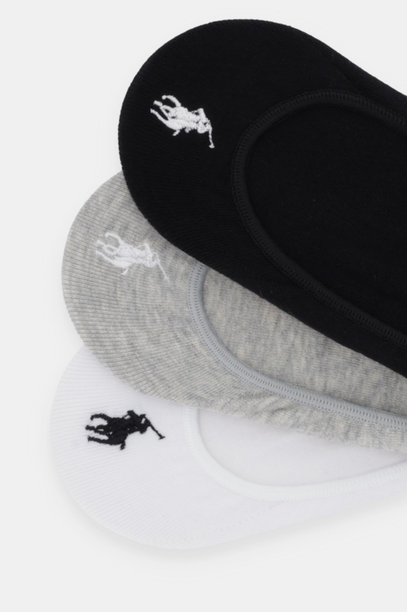 Polo Ralph Lauren - Členkové ponožky (3-pak) 455711304001 biela SS20