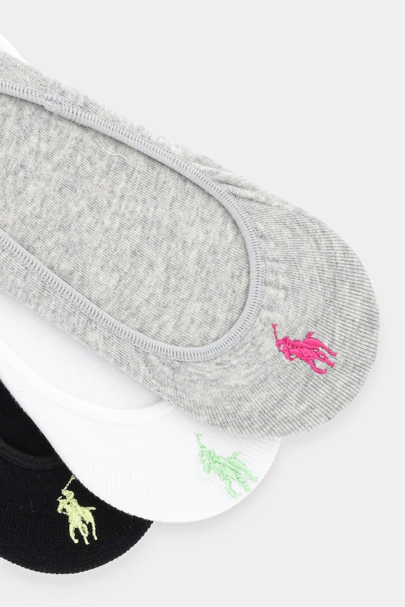 Polo Ralph Lauren șosete scurte (3-pack) 455711304001 alb AA00