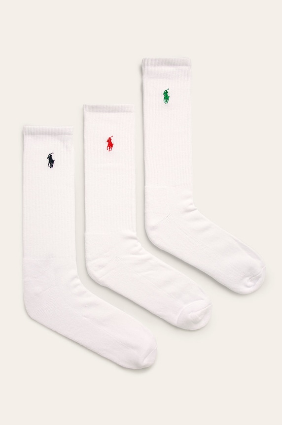 Polo Ralph Lauren calzini (6-pack) 449799740002 bianco SS20