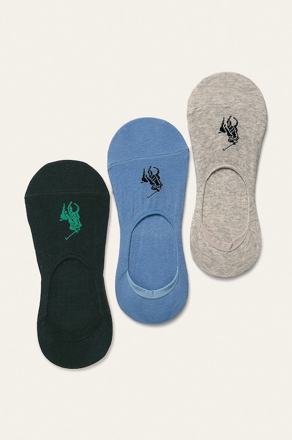 Polo Ralph Lauren calze per palestra (3-pack) calzini corti multicolore 449655267004
