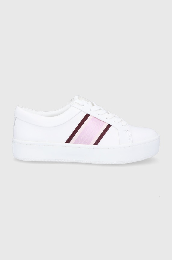 Calvin Klein Buty skórzane platforma biały E8872