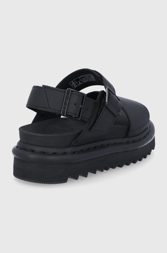 Obuwie Dr. Martens Sandały skórzane Voss DM23802001 czarny