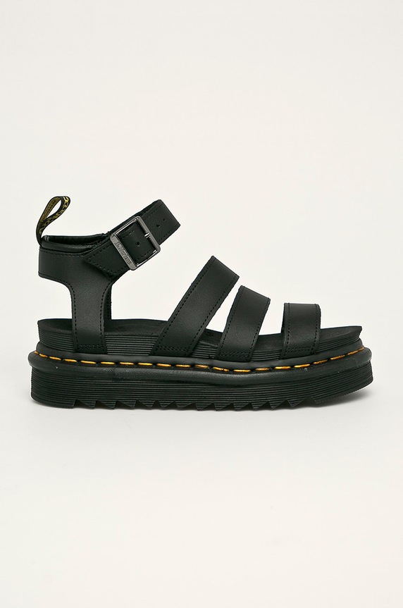 Dr. Martens - Bőr szandál Blaire szintetikus bőr fekete DM24235001