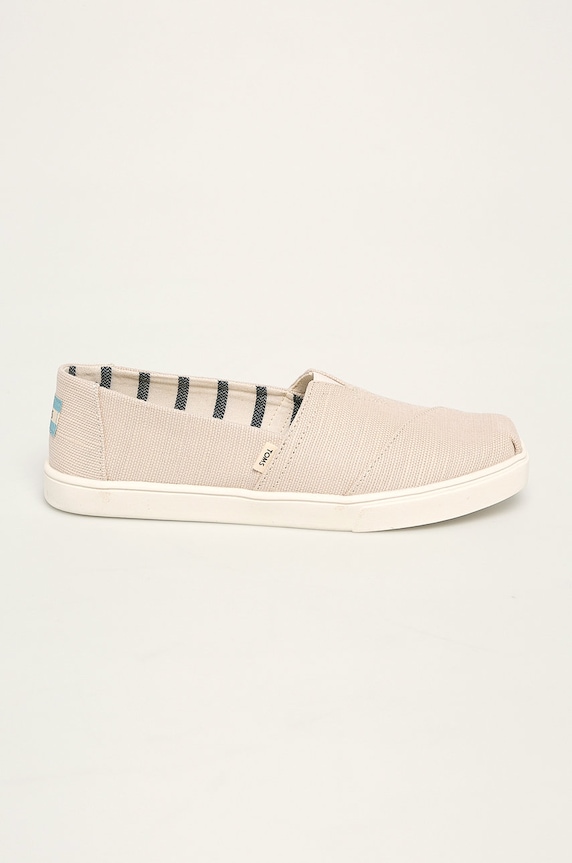 Toms - Espadryle Classic tekstylny beżowy 10013500