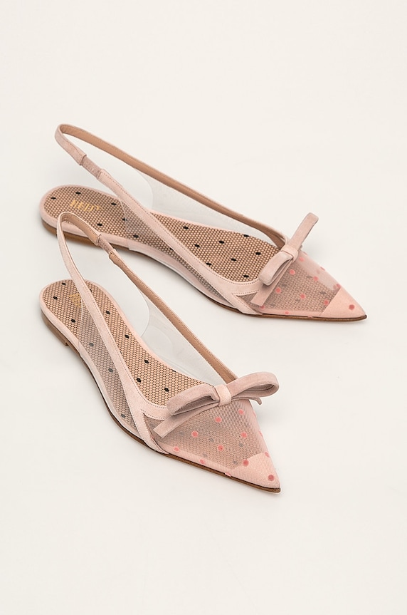 Red Valentino - Balerini TQ0S0C35VQI roz SS20