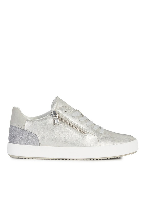 Geox - Buty D BLOMIEE imitacja skóry licowej srebrny D026HA.0PVEW