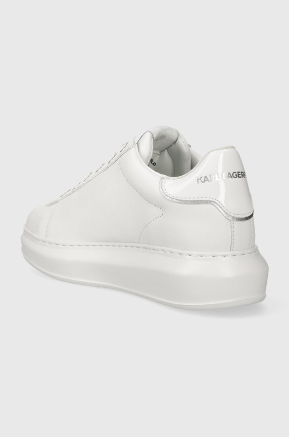 Obuv Karl Lagerfeld - Kožená obuv KAPRI KL62515 biela