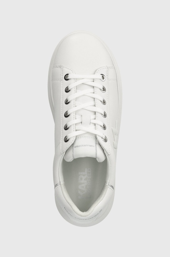 Karl Lagerfeld - Kožená obuv KAPRI biela KL62515