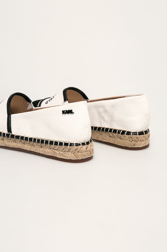 Cipők Karl Lagerfeld - Espadrilles KL80108 fehér
