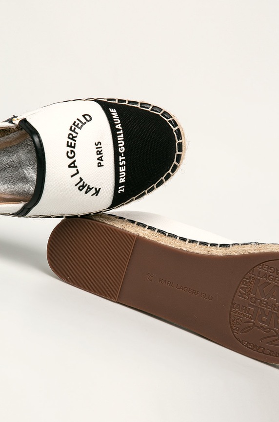 Karl Lagerfeld - Espadrilles fehér KL80108