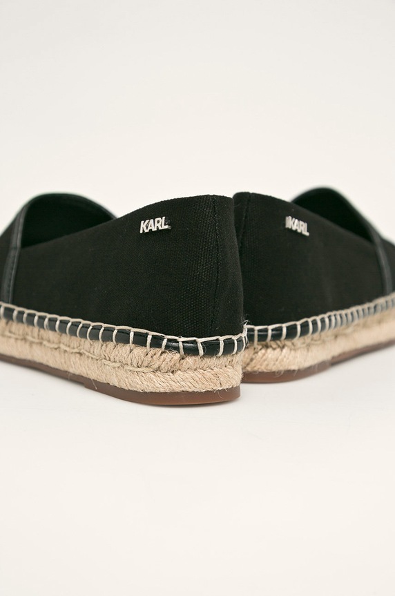 Cipők Karl Lagerfeld - Espadrilles KL80108 fekete