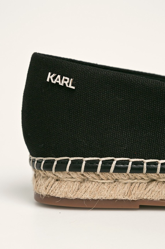 Karl Lagerfeld - Espadrilles KL80108 fekete
