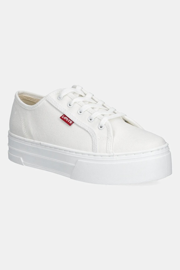 Levi's - Sportcipő platformos fehér 38374.0071