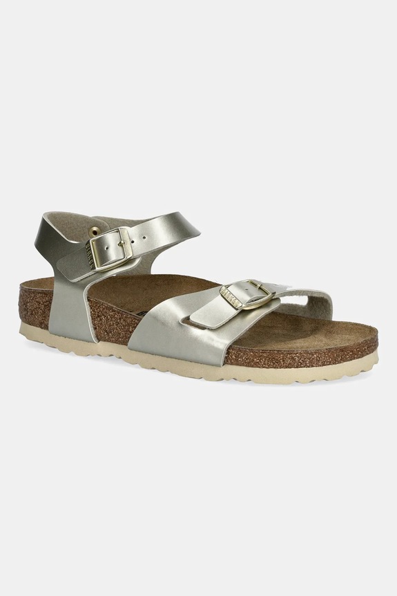 Birkenstock - Sandały dziecięce Rio złoty 1014829