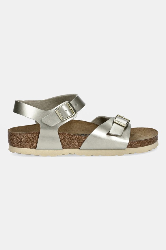 Birkenstock - Sandały dziecięce Rio 1014829 złoty AW25