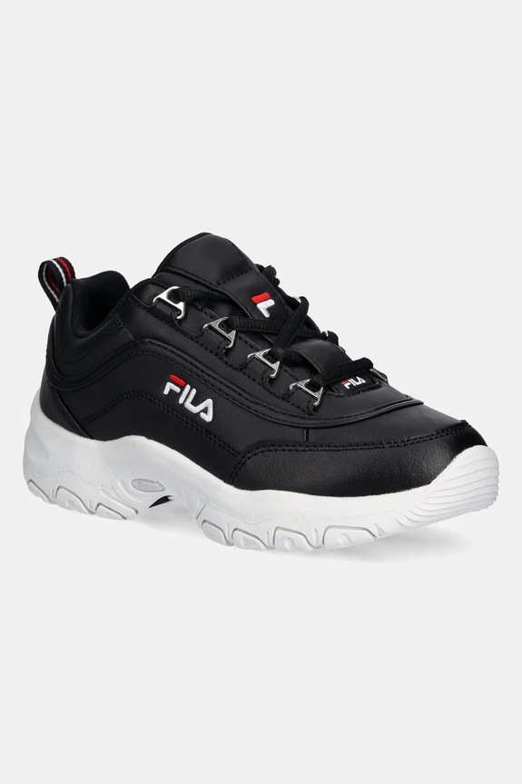 Fila - Buty dziecięce Strada low kids imitacja skóry licowej czarny 1010781