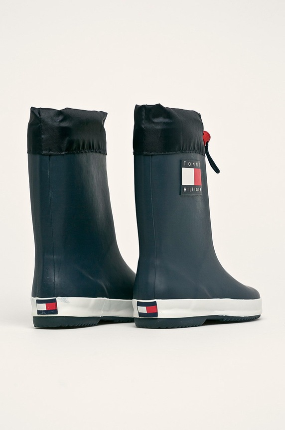 CHLAPEC Tommy Hilfiger - Dětské holínky T3X6.30766.24.30 námořnická modř