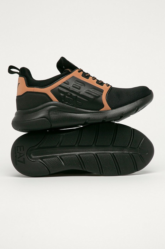 EA7 Emporio Armani - Topánky čierna X8X057.XCC55