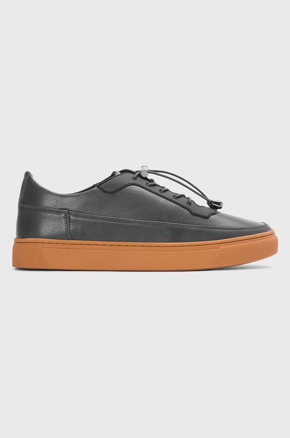 Nike - Boty Drop-Type Prm imitace kůže šedá CN6916