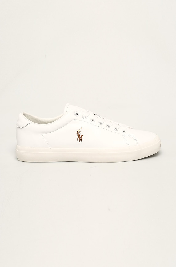 Polo Ralph Lauren bőr cipő Longwood lapos fehér 816785025004