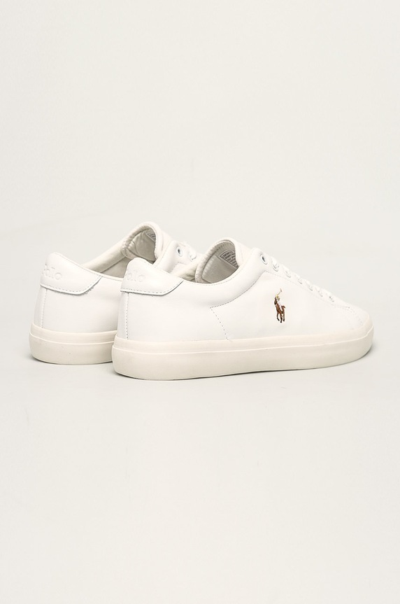 Cipők Polo Ralph Lauren bőr cipő Longwood 816785025004 fehér