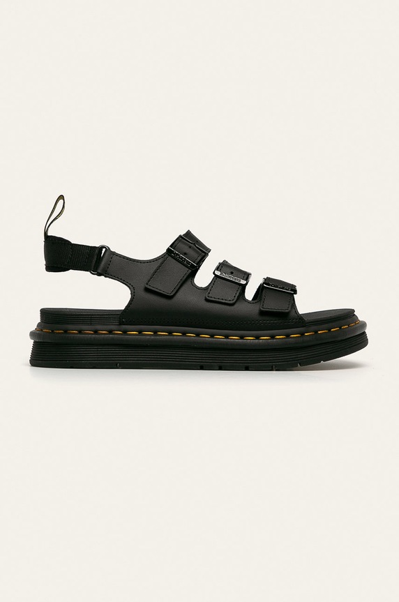 Dr. Martens - Sandały skórzane Soloman czarny DM25767001.Soloman