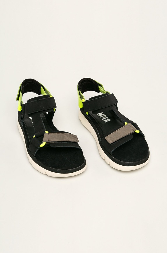 Camper - Sandale de piele Oruga K100416.008 negru SS20