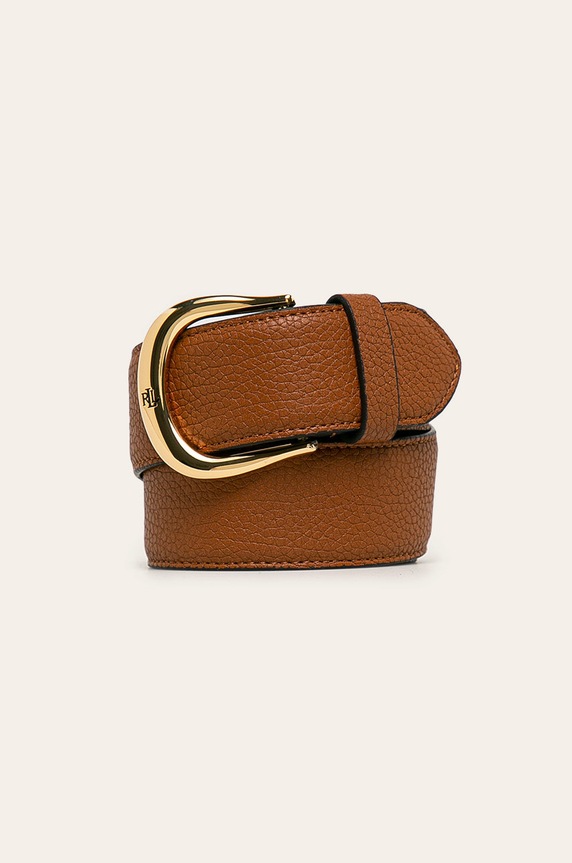 Lauren Ralph Lauren - Curea de piele maro 412754813002