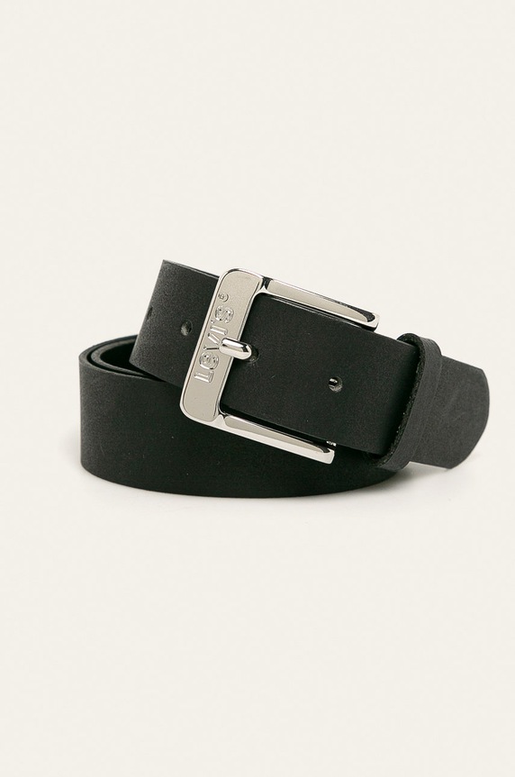 Levi's - Curea de piele negru 37460.0185