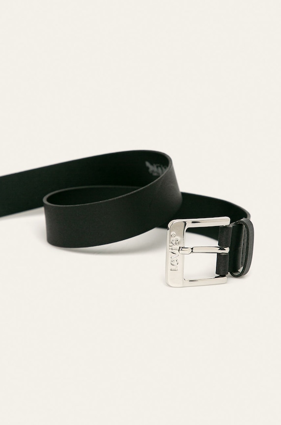 Levi's - Curea de piele 37460.0185 negru AA00