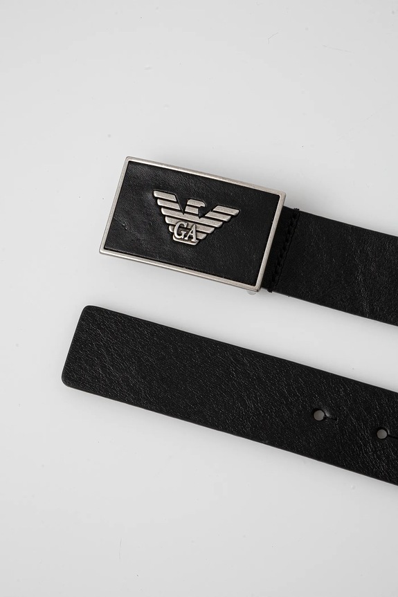 Kiegészítők Emporio Armani bőr öv Y4S196.YDC0G fekete